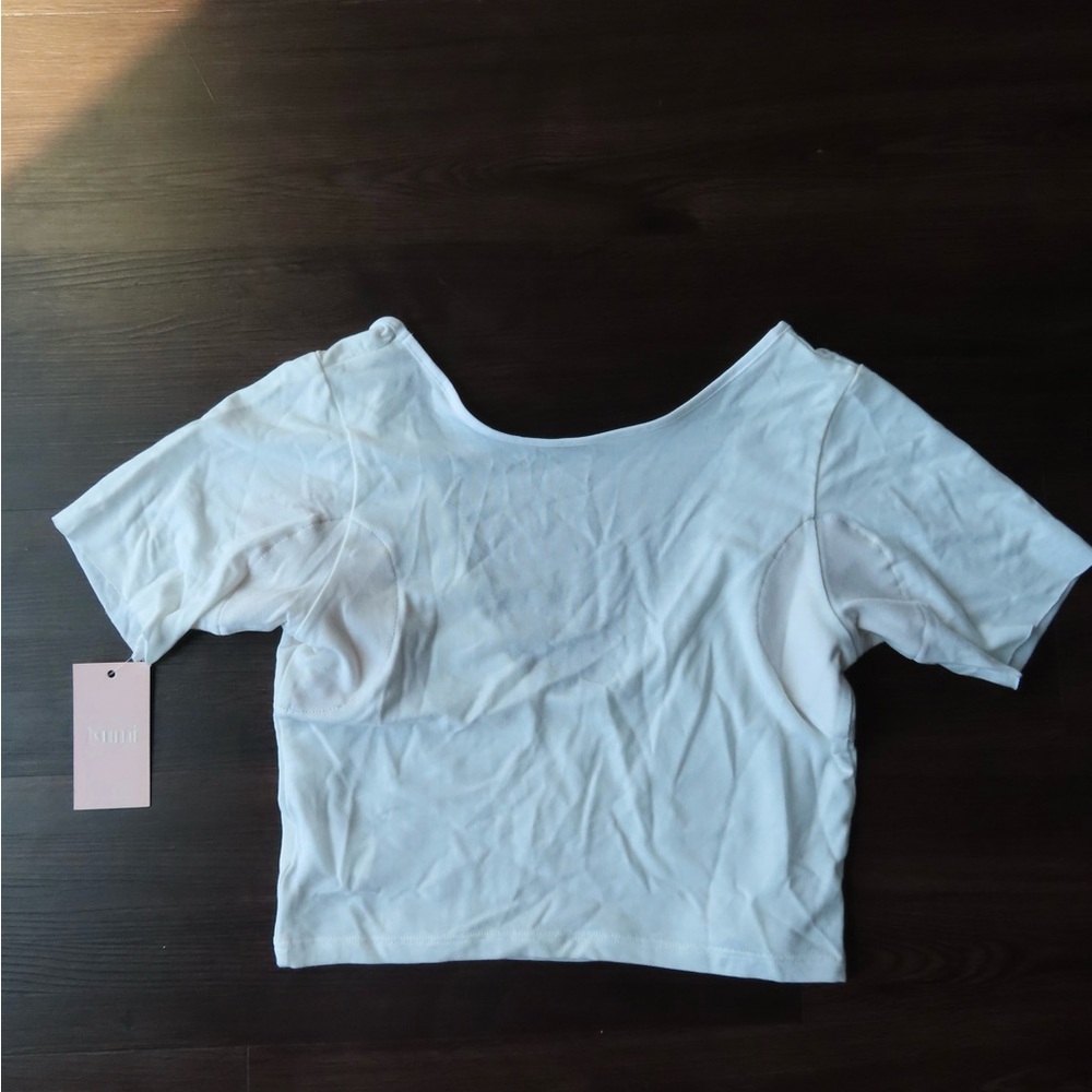 Numi sweat proof undershirt white low back